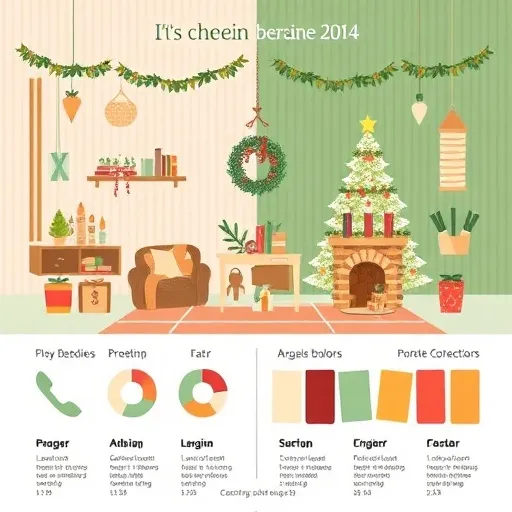 De Grote Kleurenpaletten van Kerstdecoratie 2014